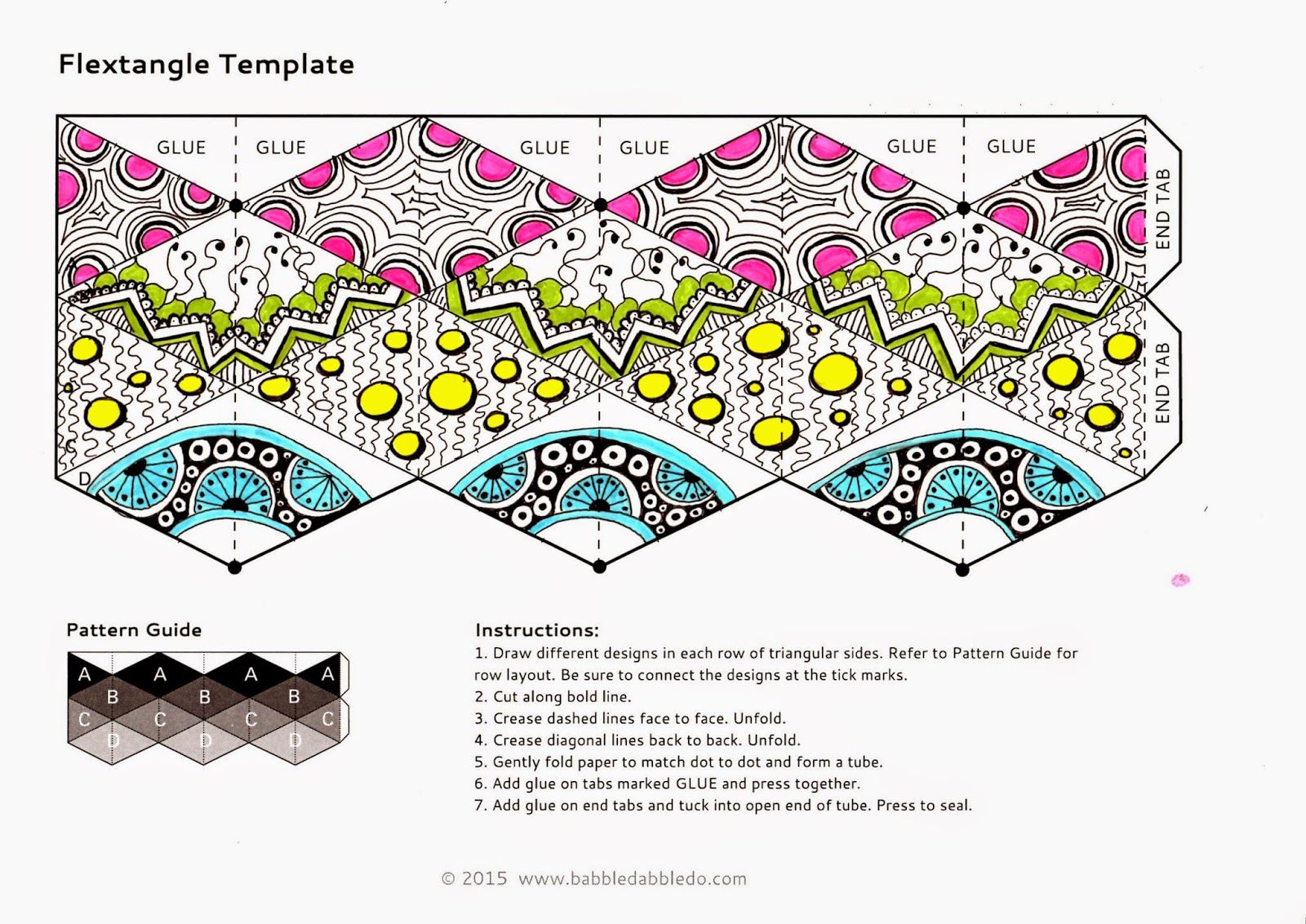 Flextangle Template Flextangle Template