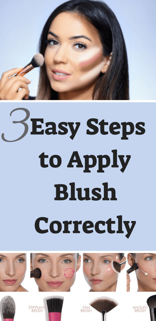 Naturalremediesgreen 3 EASY STEPS TO APPLY BLUSH CORRECTLY