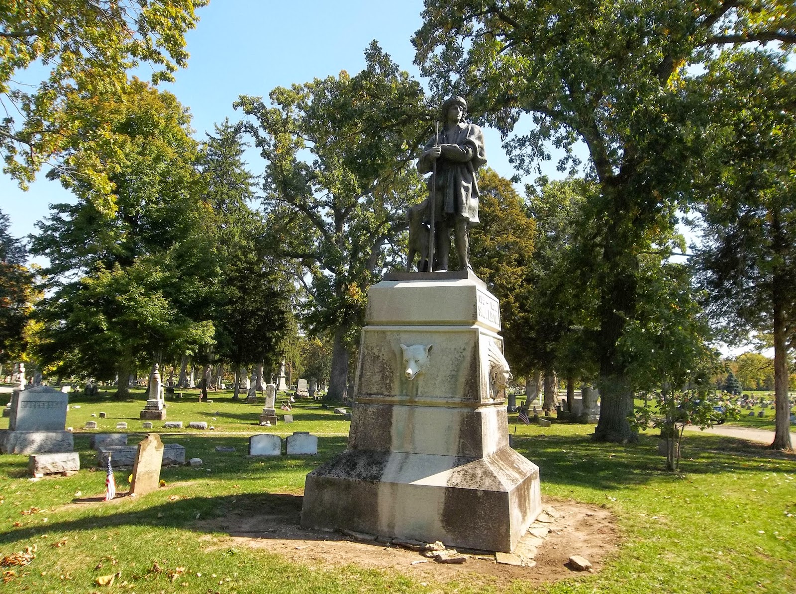 Travels of a Hobgoblin Taphophile Simon Kenton Oak dale Cemetery