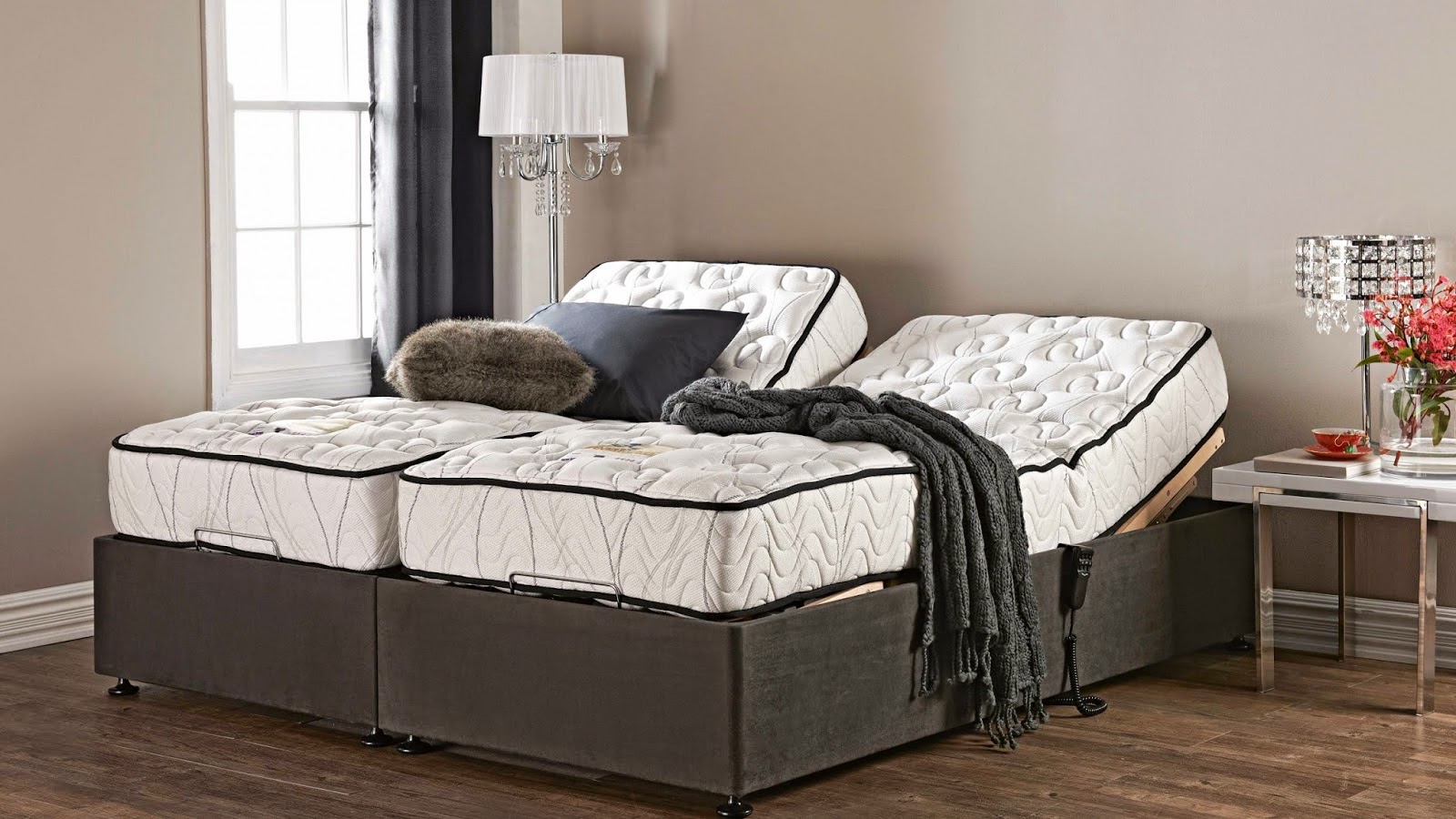 king size adjustable bed and mattress