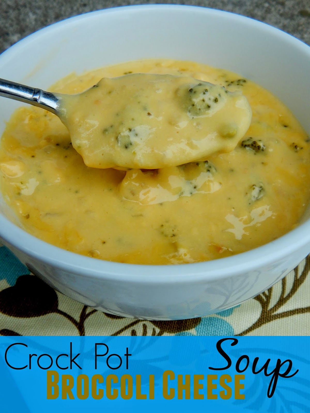 Crock Pot Broccoli Cheese Soup Ally's Sweet & Savory Eats