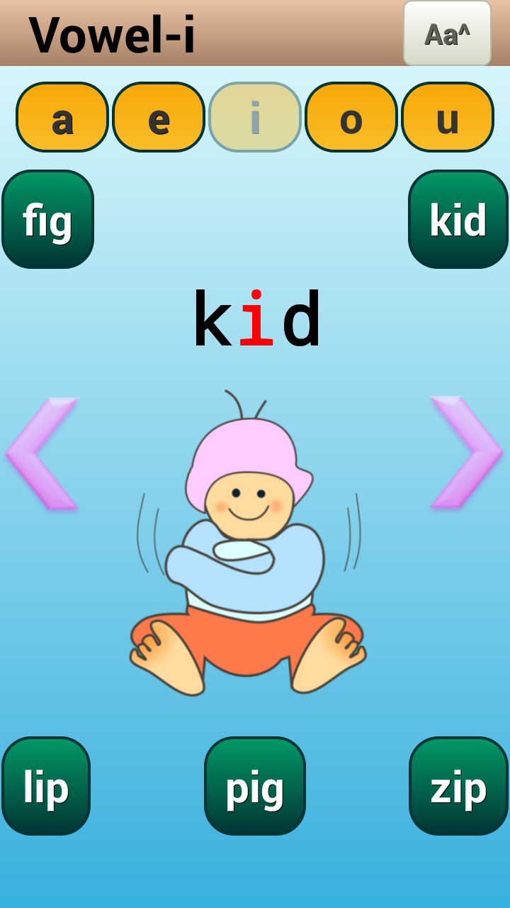 Kids Genius Games: Updated English Alphabet app with adding Vowels