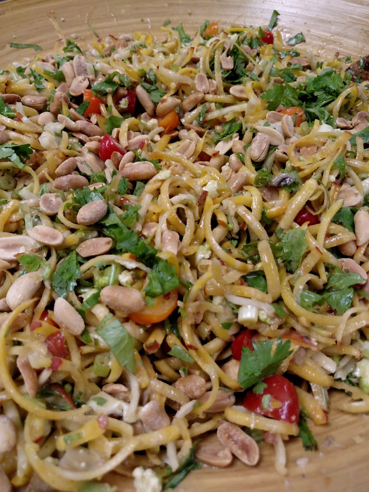 Foodture Cooking for a Healthy Future Spicy Beet Noodle Salad