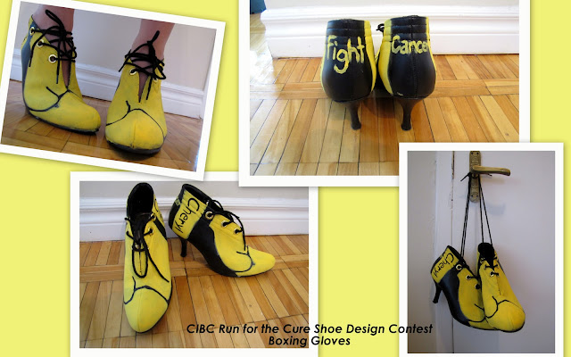 CIBC Run For the Cure Shoe Design