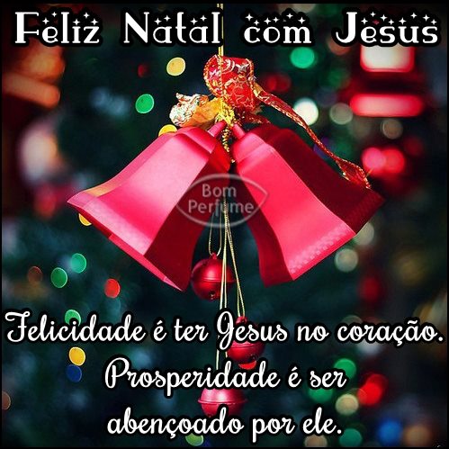 frase feliz natal com jesus
