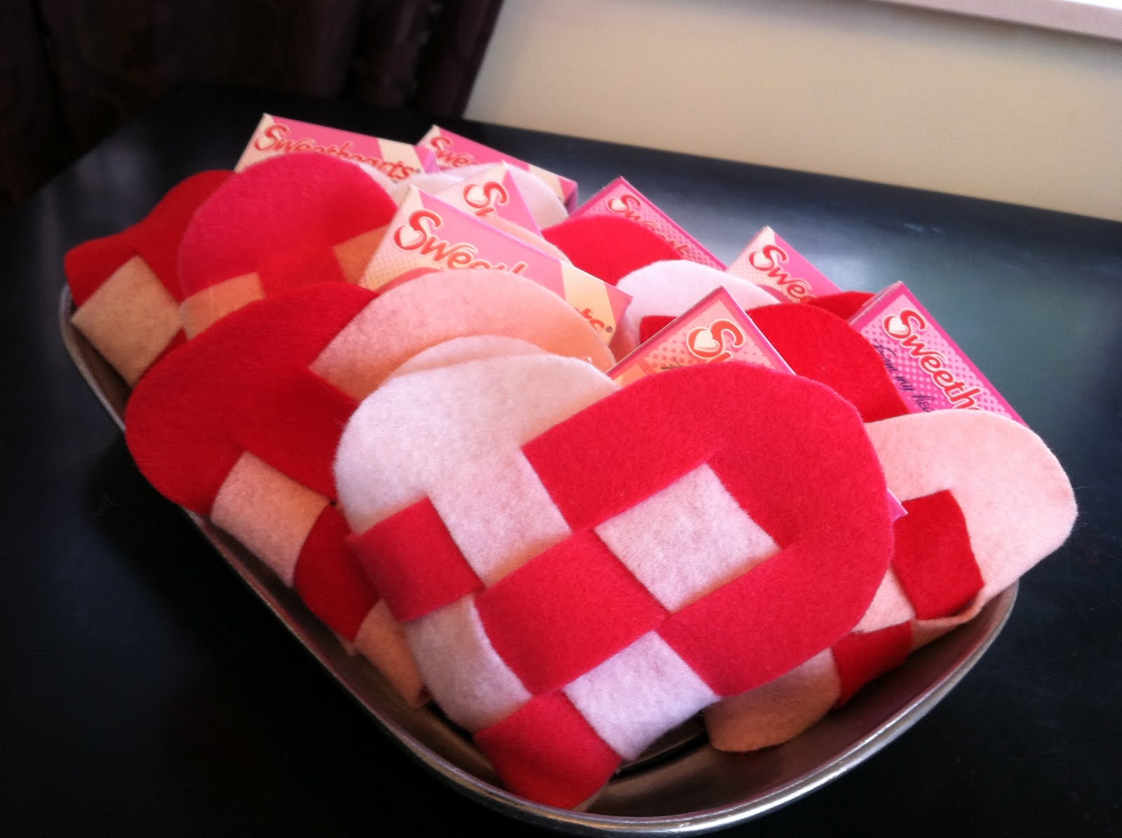 Angie's Domestication Station: Felt Heart Valentine's