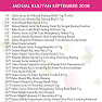 Jadual Kuliah Ustaz Azhar Idrus (UAI) September 2018