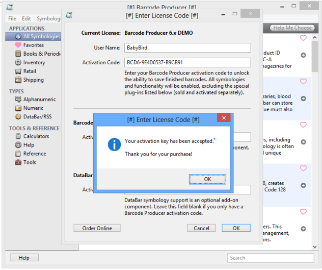 Barcode Toolbox for Adobe Illustrator v1.5 serial key or number