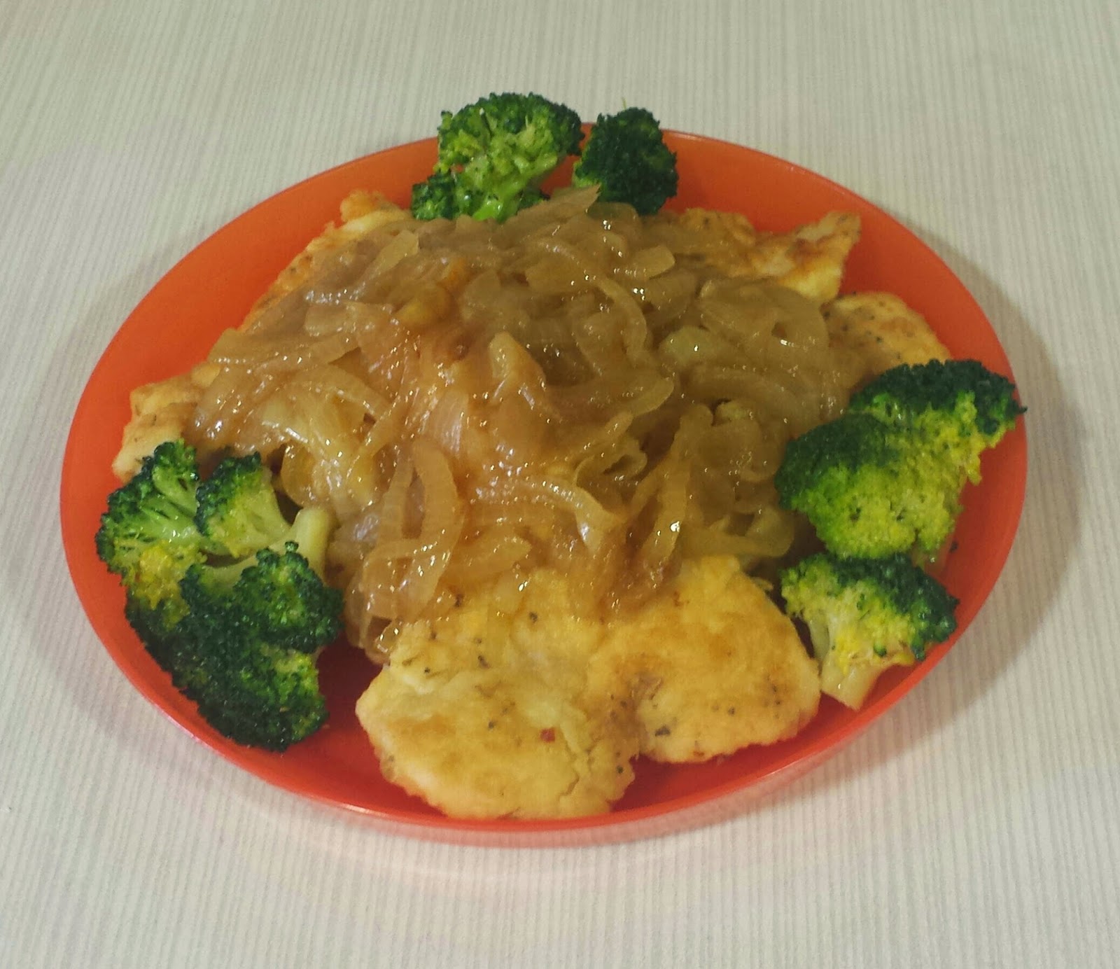 Dish For My Kids Pan Fry Rosemary Chicken Fillet with Sauté Onion