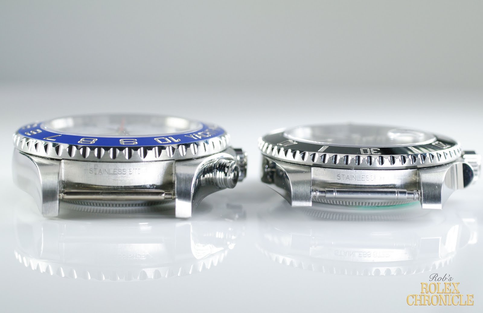 Rolex's Largest Professional Watch Cases Compared Rob's Rolex Chronicle