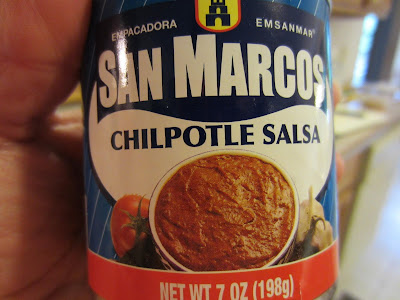 Can of chipotle salsa