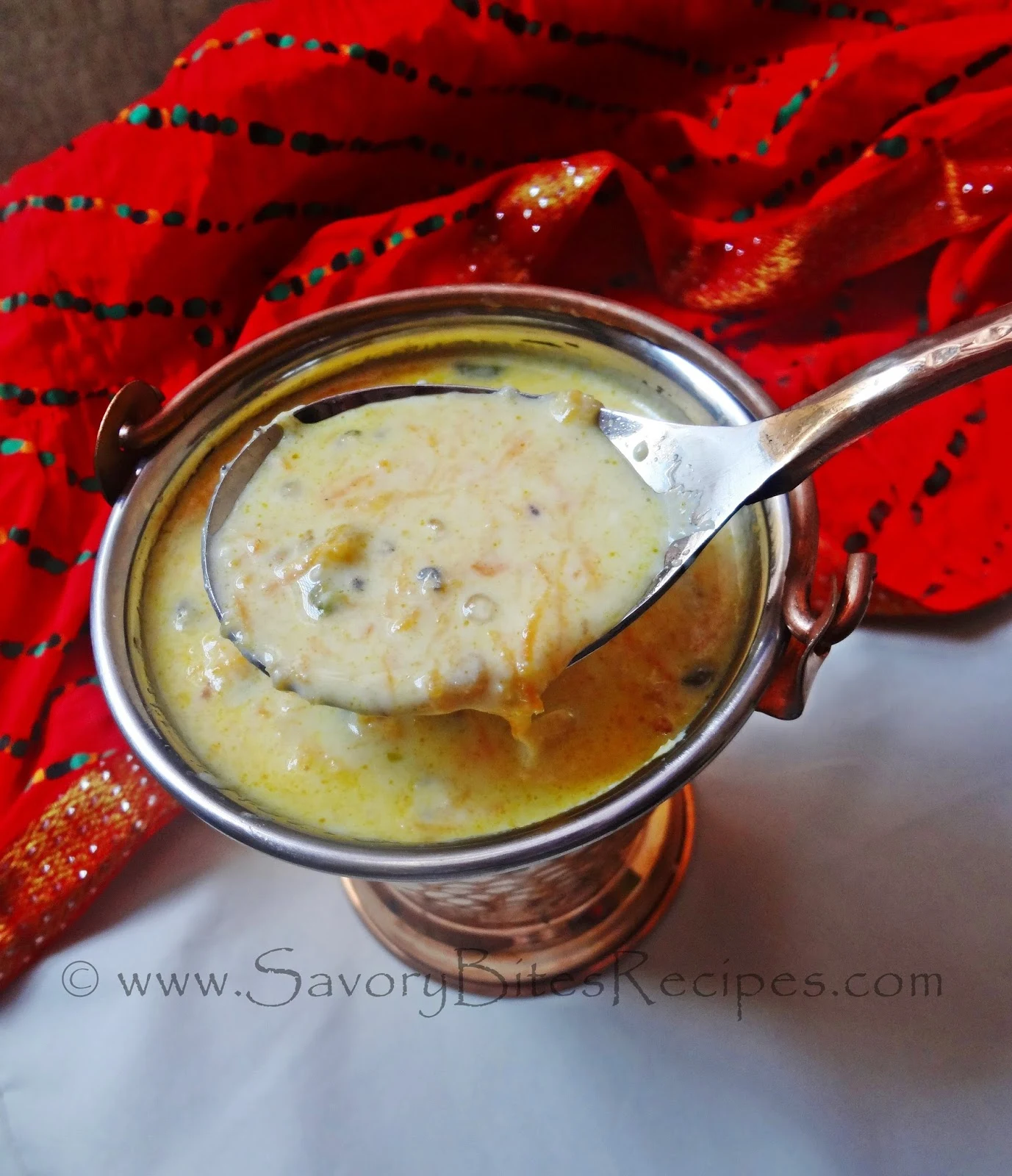 Carrot Sabudana Sago Kheer Indian Festive Sweet