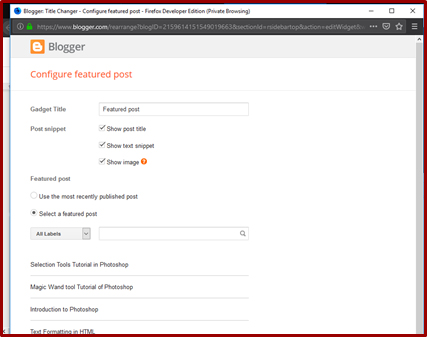 How to add widgets in Sidebar in Blogger Blog in Telugu | Blogger VJ