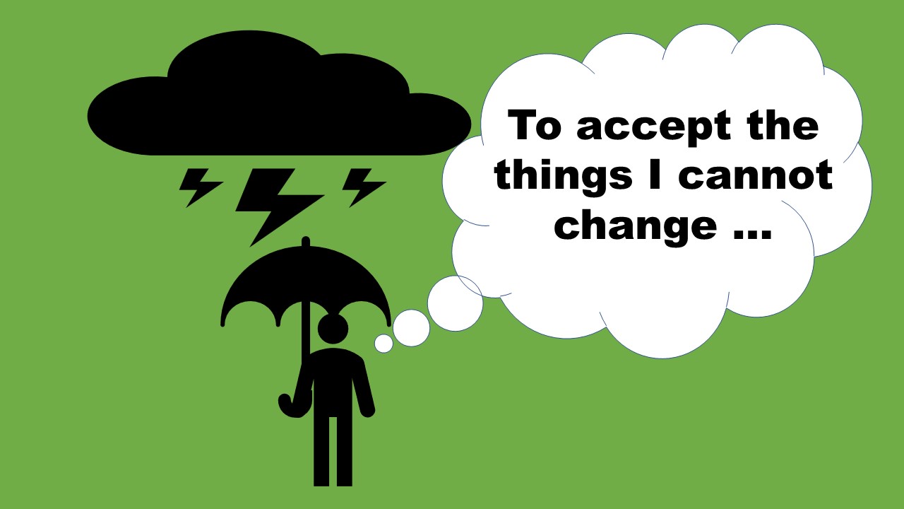 Finding Meaning in Life To Accept the Things I Cannot Change...