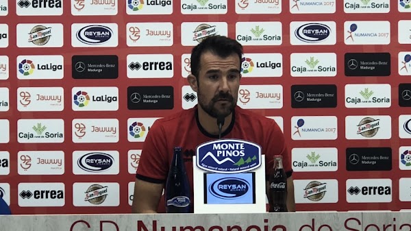 López Garai - Numancia -: "Nos enfrentamos hasta ahora al mejor equipo"