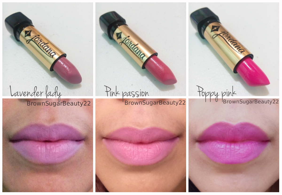 Brown Sugar Beauty 22 Jordana Matte Lipsticks Haul and First Impression