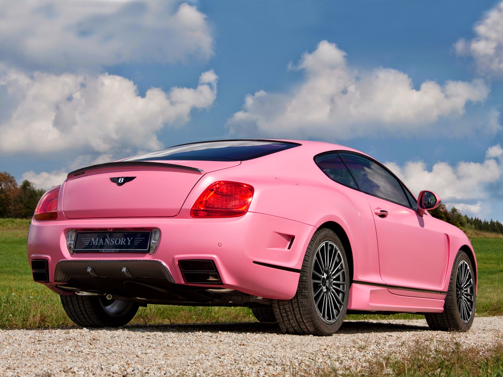 Bentley Continental gt розовый