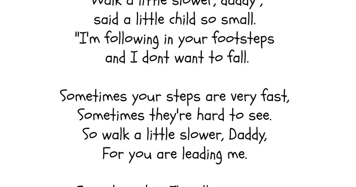 R & R Father's Day Poem Free Printable