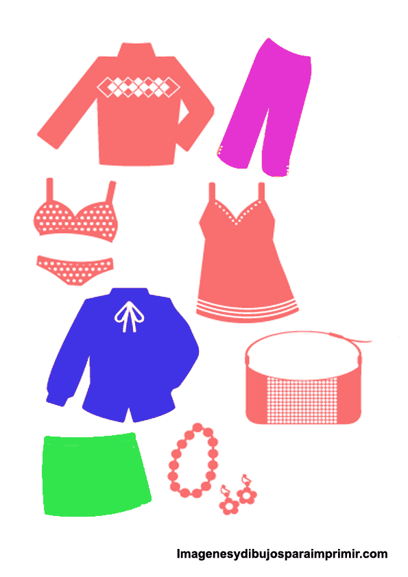 Imagenes para imprimir ropa de mujer