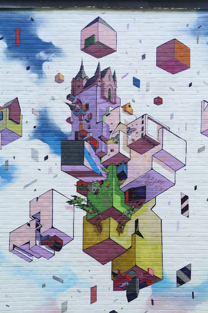 Italian Street Artist Etnik Paints a new Urban Art Mural in Dusseldorf, Germany. 4