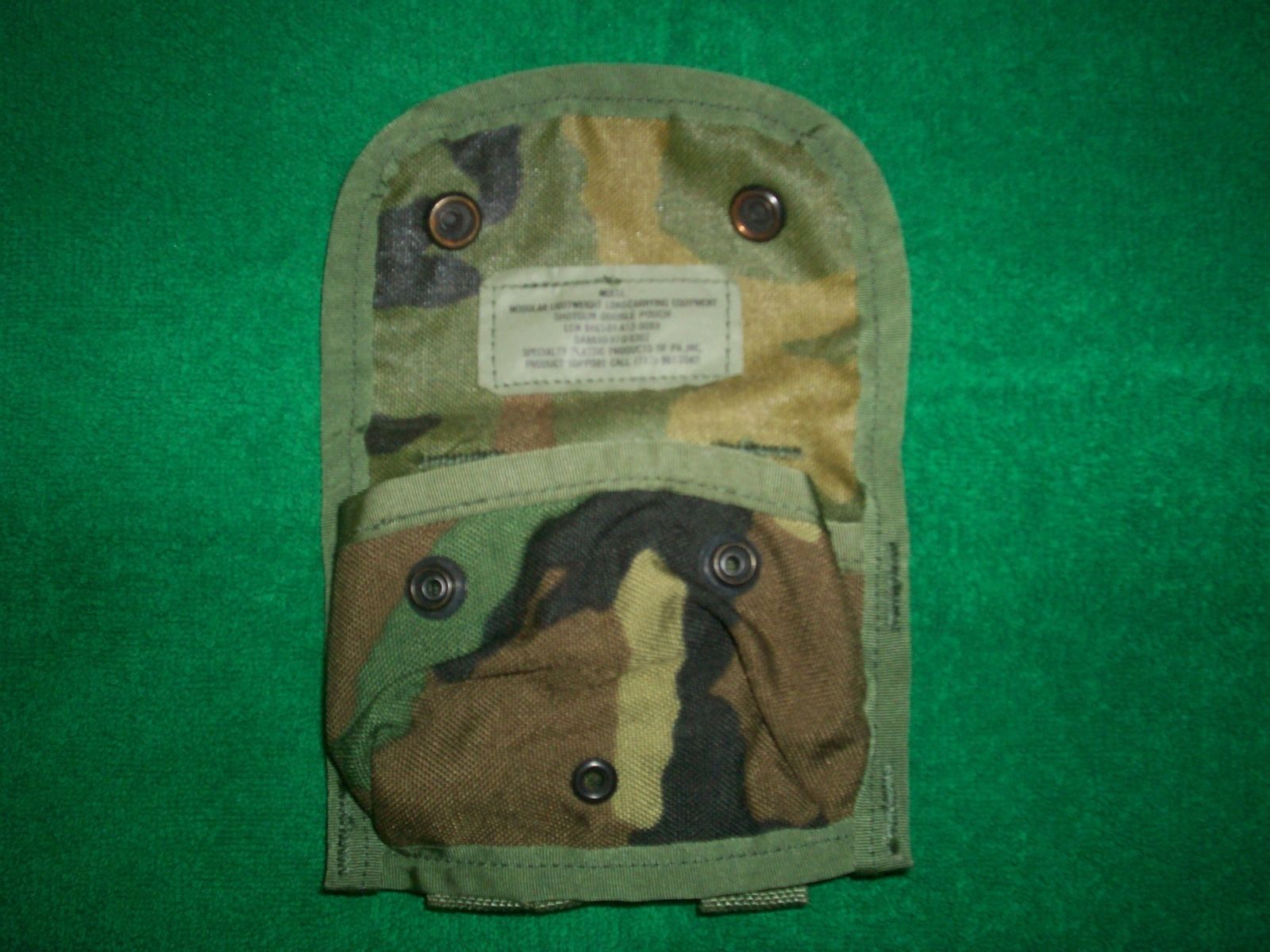 bingbabel Specialty Defense Systems Shotgun Shell Pouch Woodland Camo