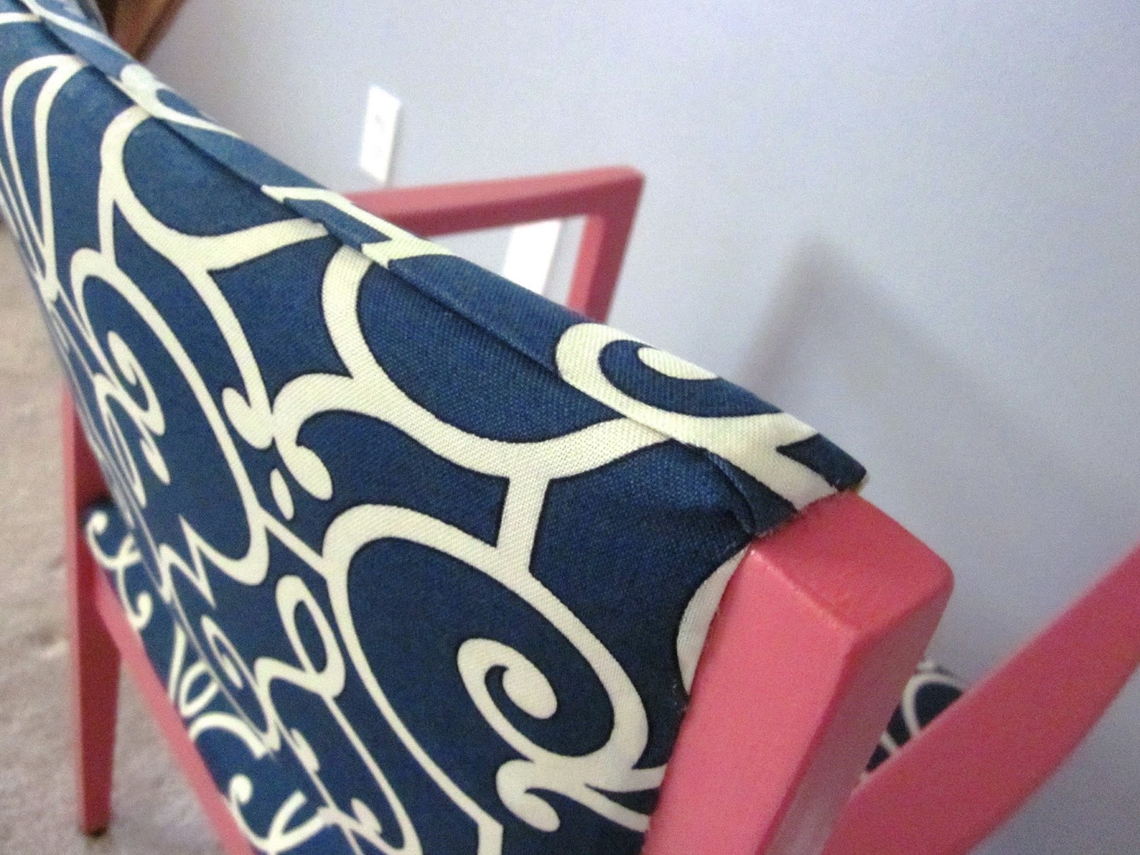 Cape Cod Creativity Color TrendCoral Chair