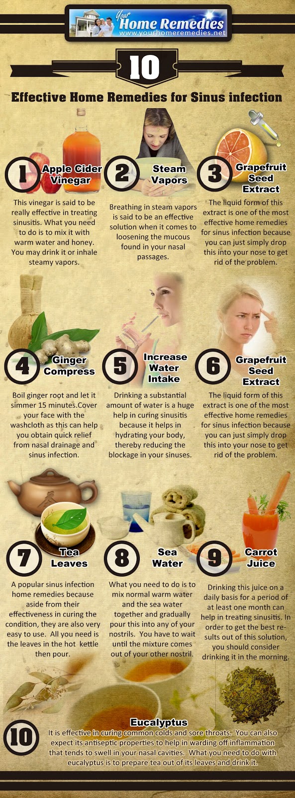 Health & nutrition tips Effective Home Remedies for Sinus Infection