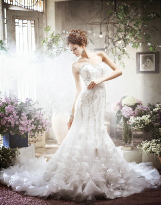 Perfect Korean  Wedding  Dresses  Hairstyles And Fashion