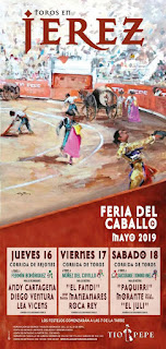 2019 - Cartel taurino de Jerez - Feria del Caballo