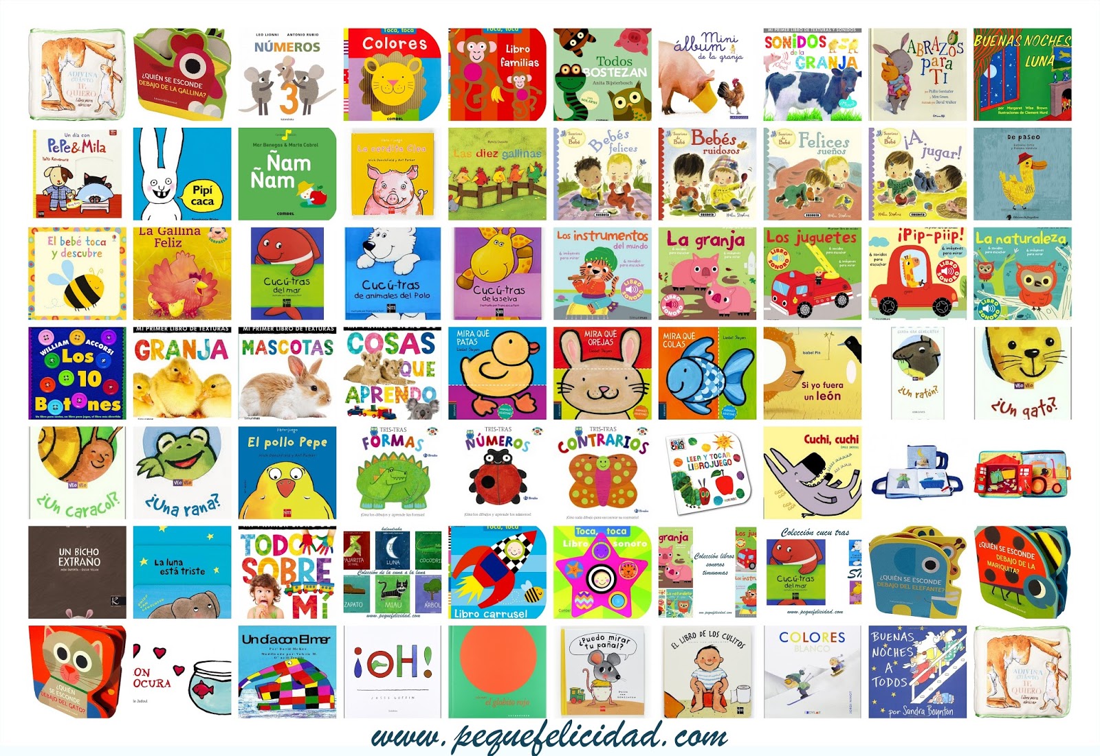 35 libros para bebés de 0 a 2 años