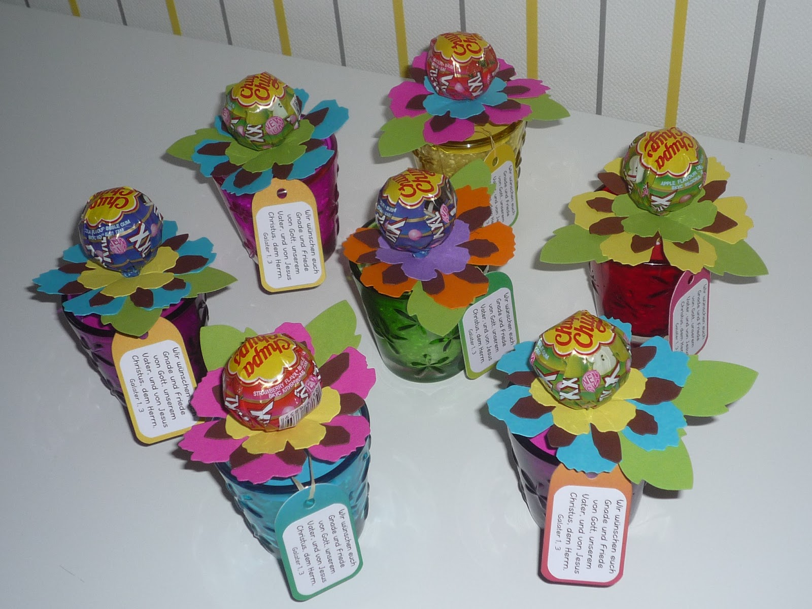 Bastelkaffee: Lollipop - Blumen