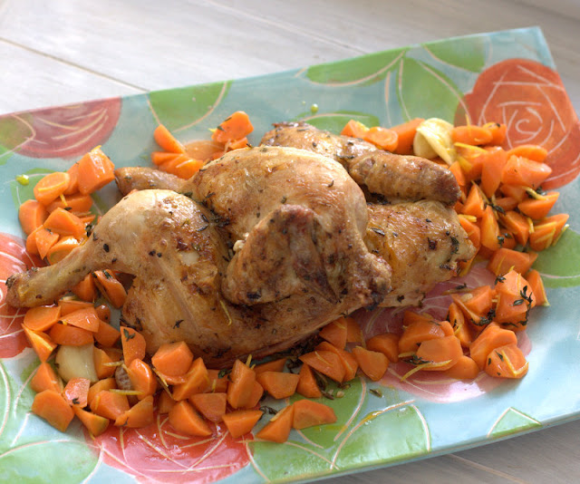 bushcooks kitchen: Hähnchen vom Grill mit Zitronen-Karotten bushcooks kitchen: Hähnchen vom Grill mit Zitronen-Karotten