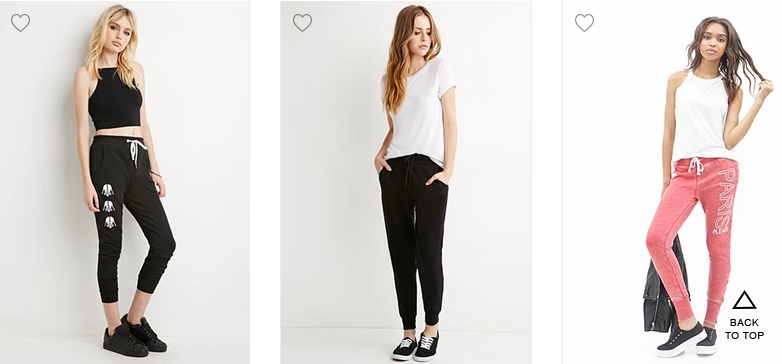 Model dan desain celana  jogger  wanita  trendy masa kini 