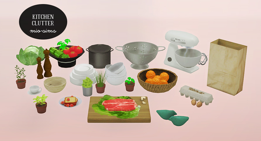 Kitchen Clutter Conversions Mio Sims