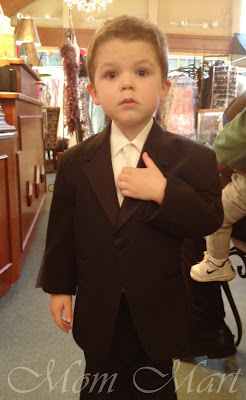 Little man in a tuxedo!