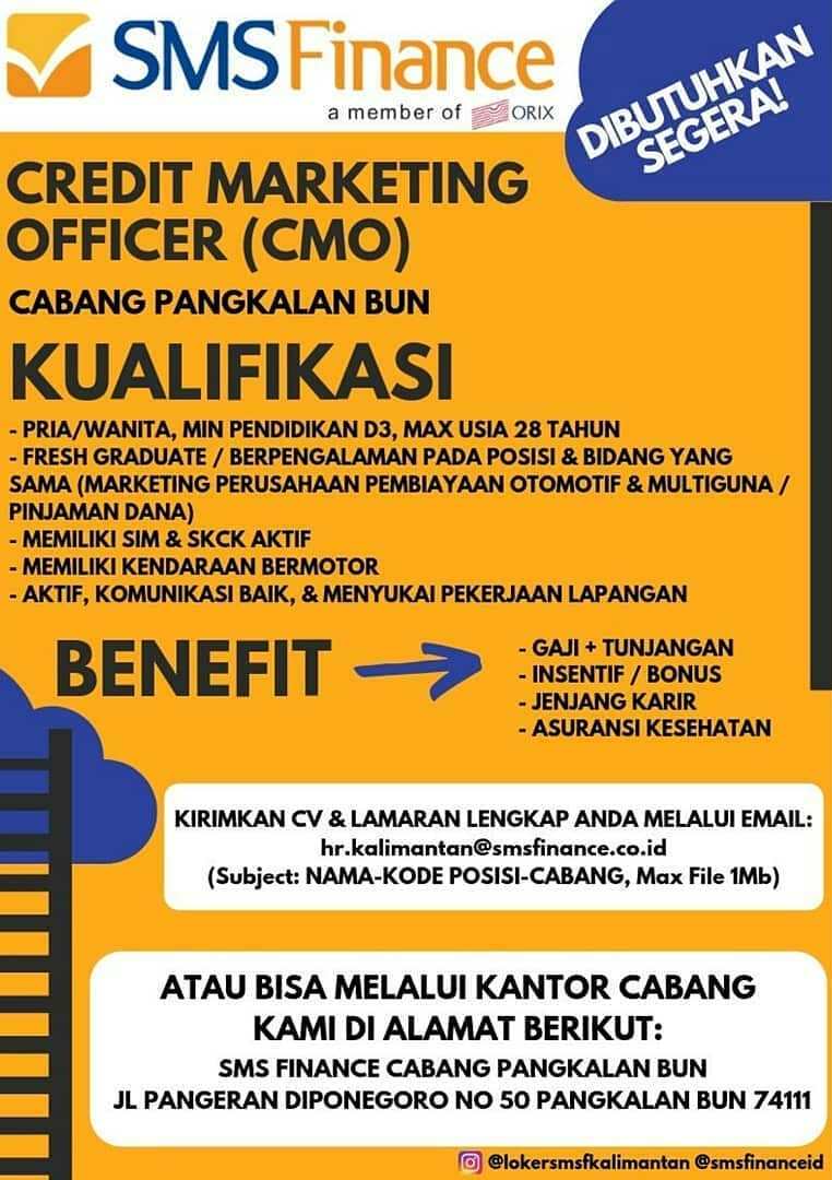 Lowongan Kerja Sms Finance Pangkalan Bun Mei 2019 Lowongan Kerja Kalimantan Tengah