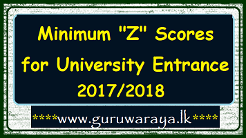 Minimum Z-Score (University Entrance)