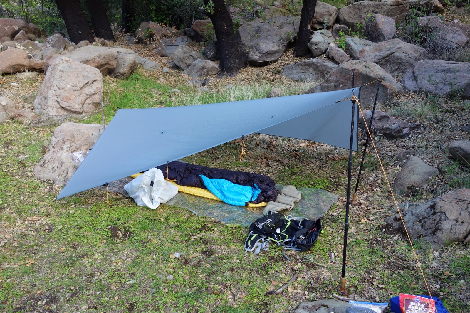 Thoughts on the Trail Tarp Practice for the JMT