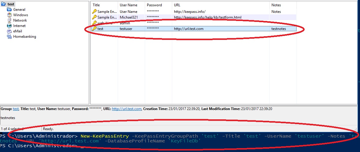 INSEGUROS Seguridad informática Controla tu Keepass desde Powershell
