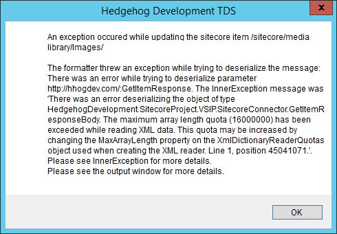 ryan bailey development tds error maximum message size quota for the maximum message size quota for incoming messages