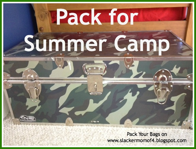 just piddlin' Pack your Bags for Sleepaway Camp