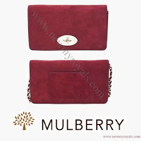 Kate Middleton wore Mulberry Clutch 