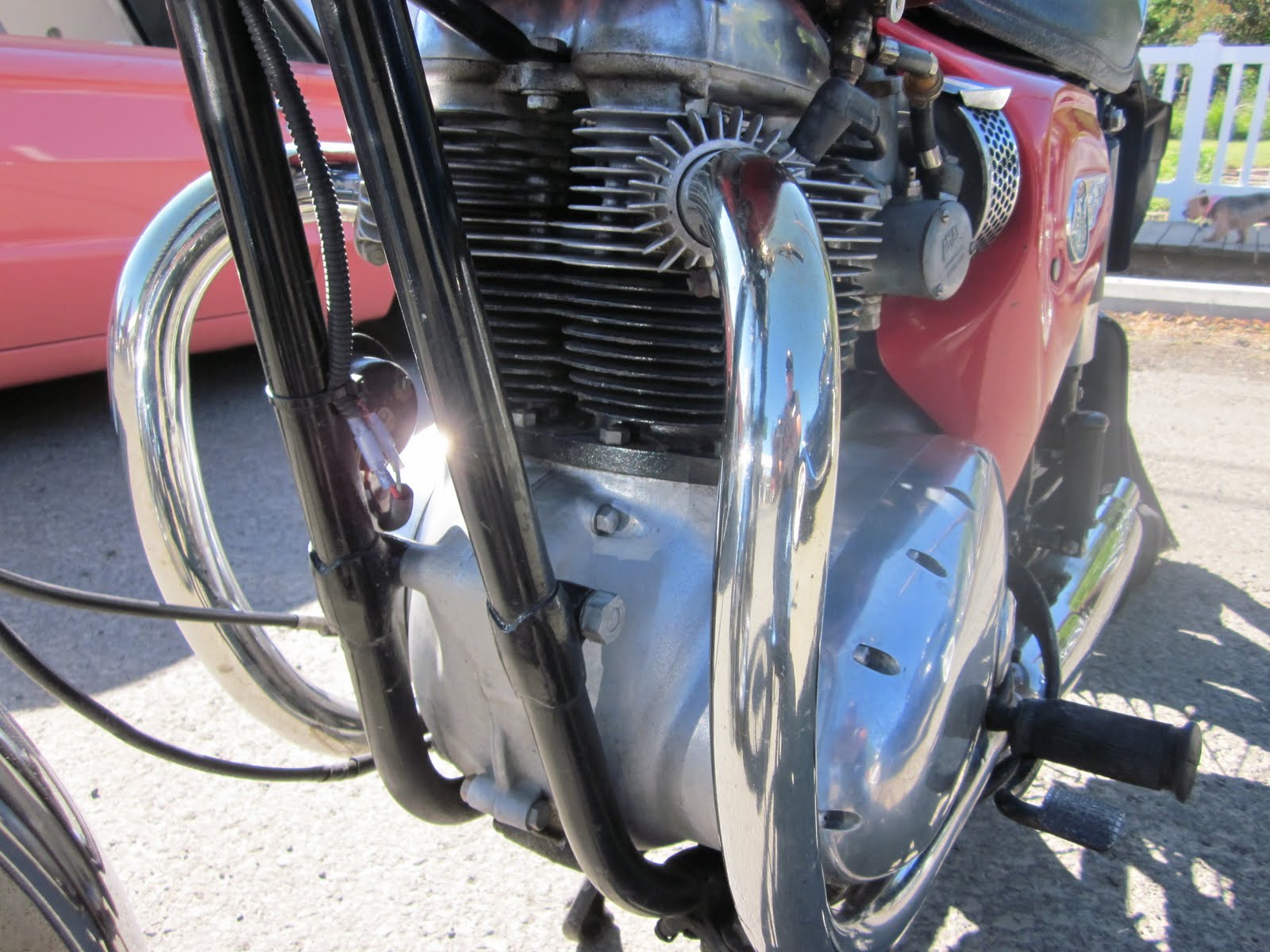 OldMotoDude 1965 BSA Lightning Rocket Bickleton Wa, Car Show