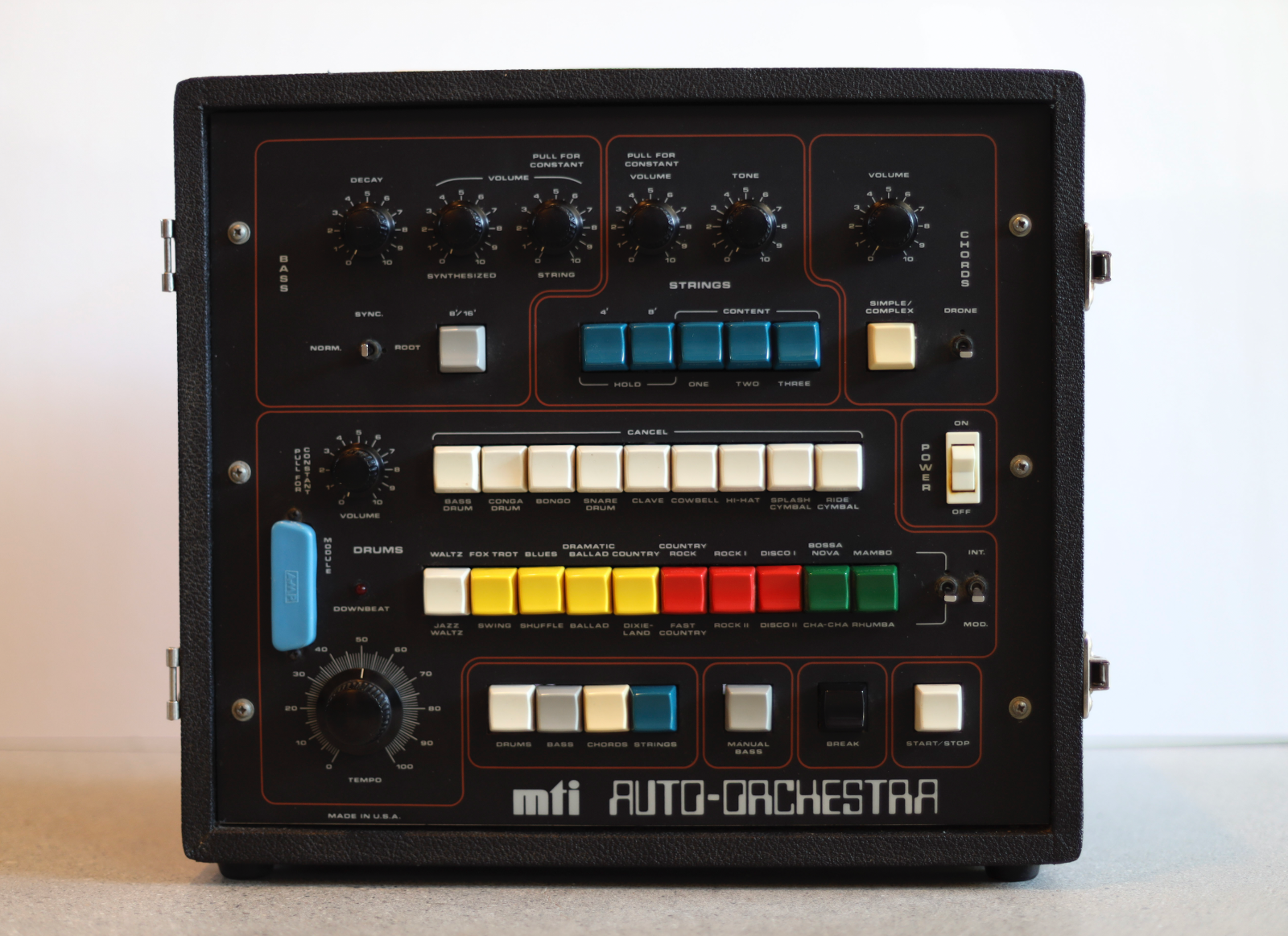 MATRIXSYNTH 1979 MTI Auto Orchestra AO1 Analog Synthesizer / Drum Machine