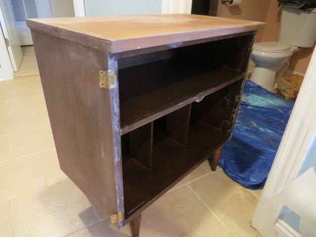 stripped cabinet base