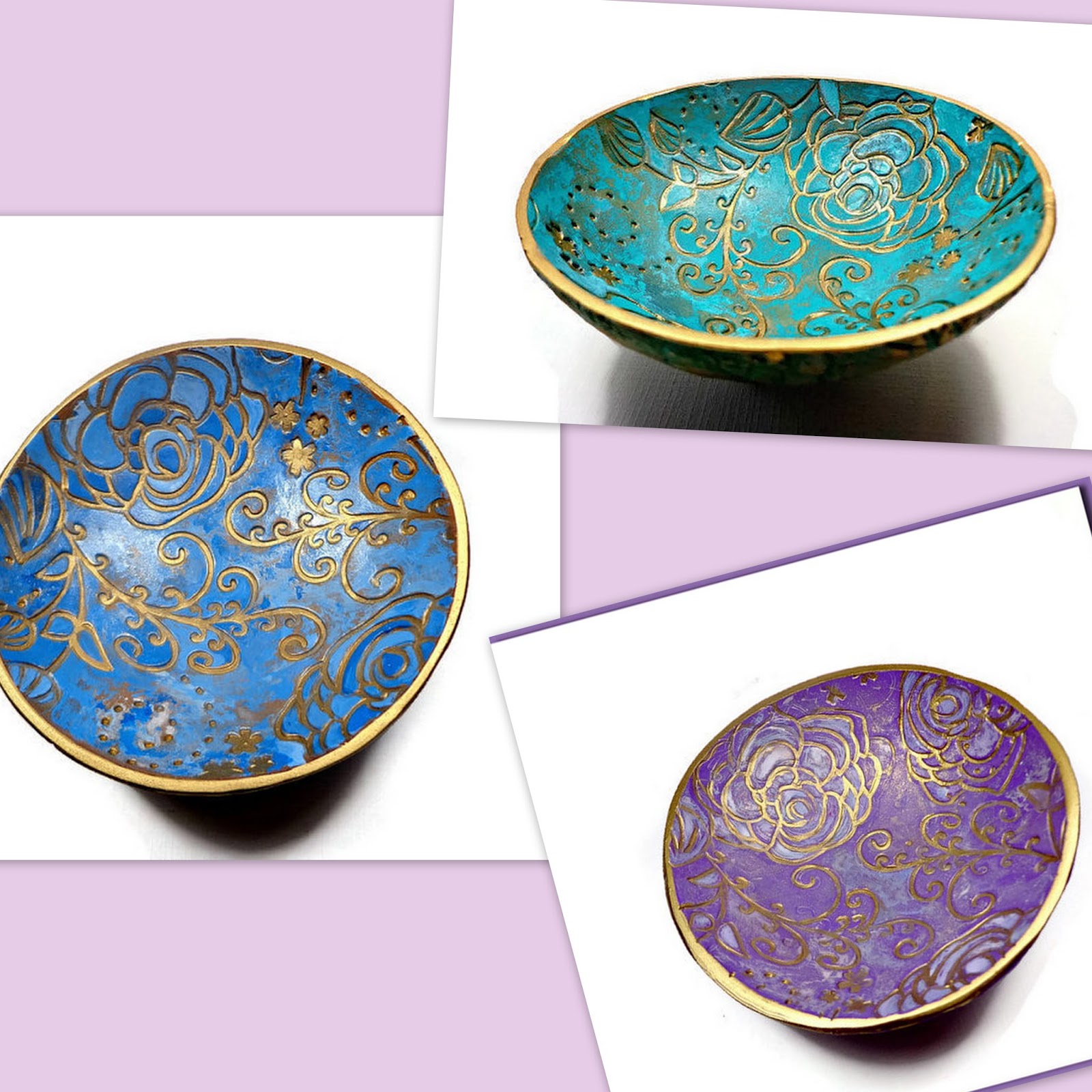 Beadazzle Me Polymer Jewelry Summer Weddings Polymer Clay Ring Dishes