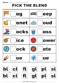 English for Kids Step by Step: Beginning Consonant Blends and Digraphs