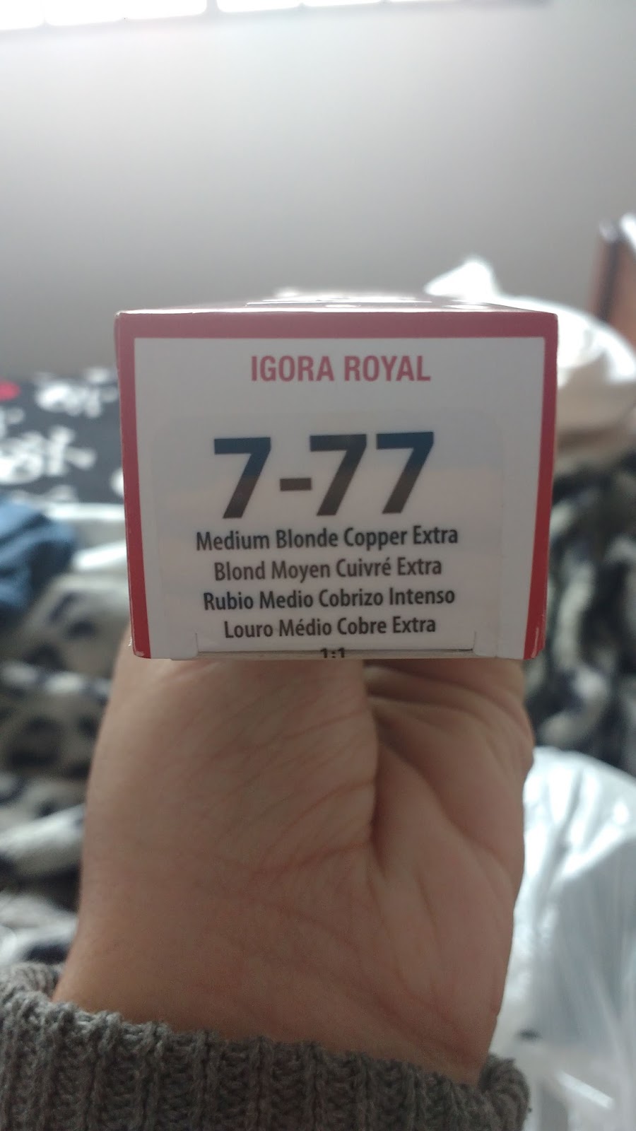 Coloração Igora Royal 7.77 Louro Médio Cobre Extra (Ruivo) 60g - Schwarzkopf