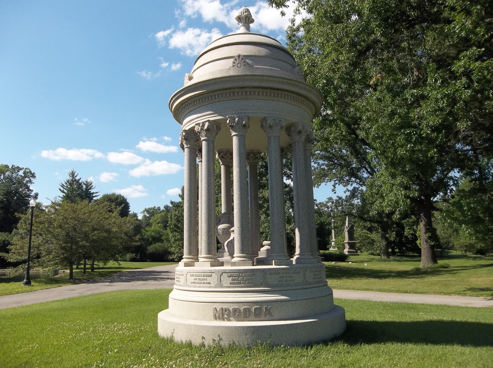 Travels of a Hobgoblin Taphophile Fighting McCooks Spring Grove Cemetery