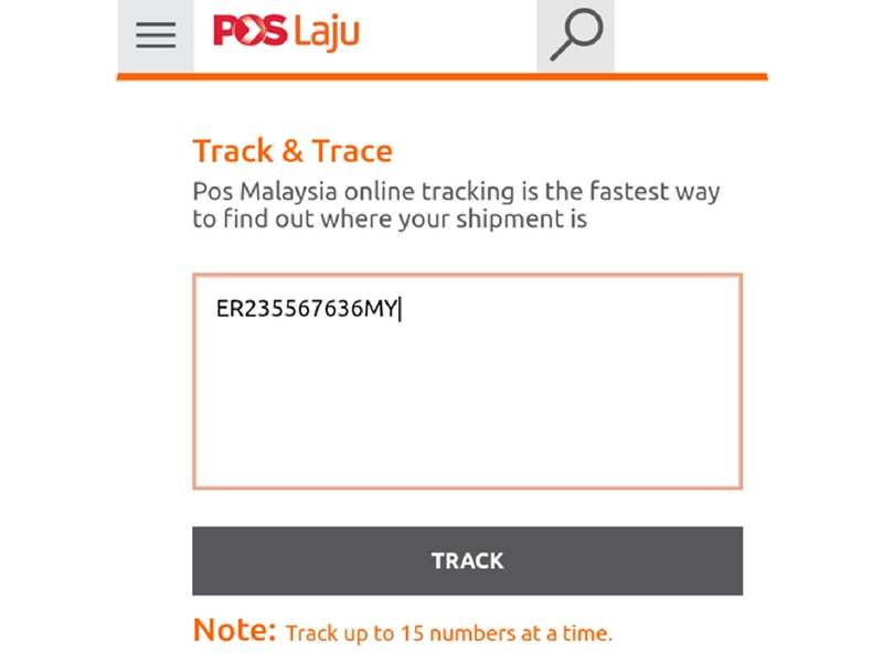 Cara Semak Pos Laju Tracking Secara Online Dan Sms Track And Trace